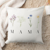 Mama Floral Pastel Botanical Mother's Day Gift Kussen (Deken)