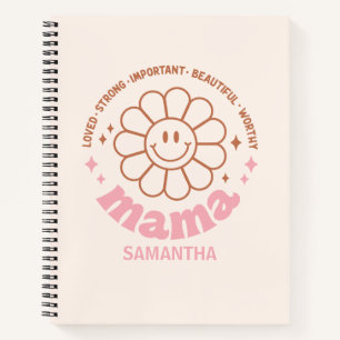Mama Flower: Geliefd, sterk, mooi en waardig Notitieboek