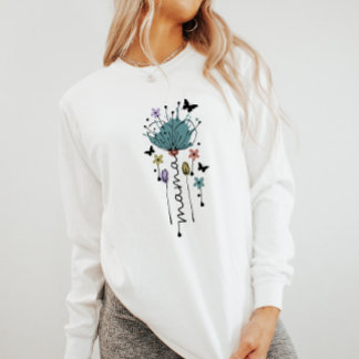 Mama Flower Sweater T-shirt