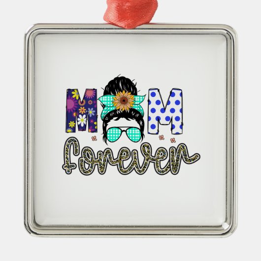 Mama Forever Metalen Ornament (Voorkant)