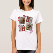 Mama Foto Collage Coquette Luipaard Strik Overhemd T-shirt (Voorkant)