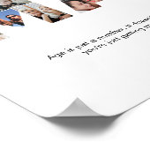 Mama Foto Collage Letter Cutout Mam Verjaardag Poster (Hoek)