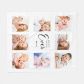 Mama foto collage Moederdag Fleece Deken (Voorkant (Horizontaal))