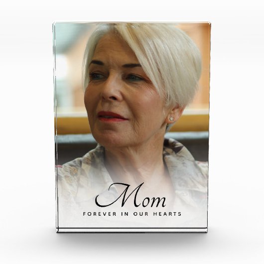 Mama Foto Gepersonaliseerde Memorial Tribute begra (Voorkant)