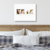 Mama fotocollage 4 foto's | Moederdag Cadeau Canvas Afdruk (Insitu (Slaapkamer))