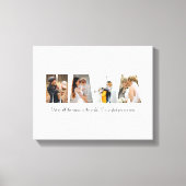 Mama fotocollage 4 foto's | Moederdag Cadeau Canvas Afdruk (Voorkant)