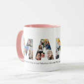 Mama Fotocollage Moederdag Moeder Verjaardag Mok (Voorkant links)