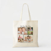 Mama foto's gepersonaliseerd tote bag (Voorkant)