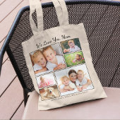 Mama foto's gepersonaliseerd tote bag