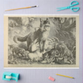 Mama Fox Ephemera Decoupage Tissuepapier (Craft)