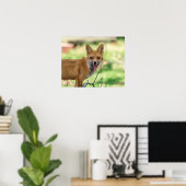 Mama Fox in de Hudson-vallei Poster (Thuiskantoor)
