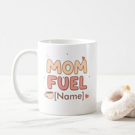 Mama Fuel Persoonlijke Mok (Met donut)