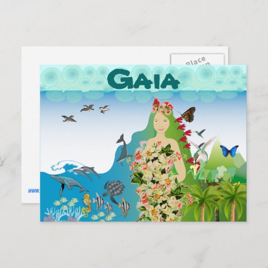 Mama Gaia briefkaart (Voorkant / Achterkant)