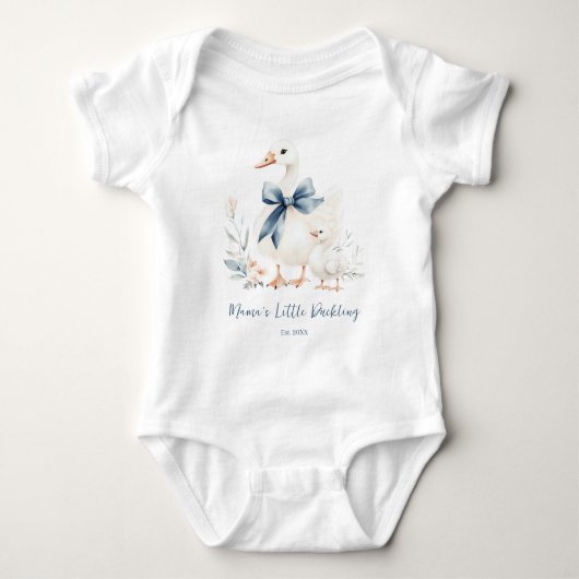Mama Gans & Baby Eend Matchende Romper (Voorkant)
