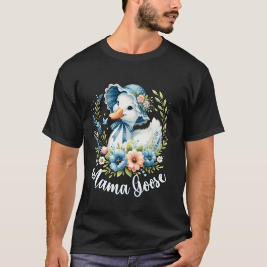 Mama Gans Grappige Dwaze Gans Moeder Humor Moederd T-shirt (Voorkant)