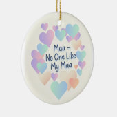 Mama Geen één zoals mijn mama - Hart Ornament van (Rechts)