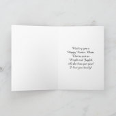 Mama / Gelukkig Pasen - Witte Tulpen Feestdagen Kaart (Binnen)