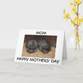 "MAMA, GELUKKIGE MOEDERDAG" VAN ZOON OF DOCHTER KAART (Gele Bloem)