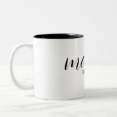 Mama gepersonaliseerd tweekleurige koffiemok (Links)