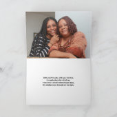 MAMA gepersonaliseerde tekst & foto Moederdag Kaar Kaart (Binnen)