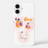 Mama Gepersonaliseerde Waterverf Ballon iPhone 16 Case-Mate iPhone Case (Achterkant)
