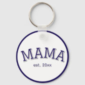 Mama Gevestigd 🗝️ Gepersonaliseerde Moederdag Gif Sleutelhanger (Voorkant)