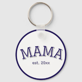 Mama Gevestigd 🗝️ Gepersonaliseerde Moederdag Gif Sleutelhanger