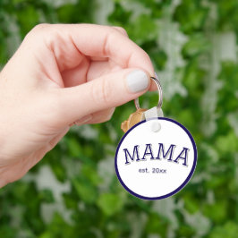 Mama Gevestigd 🗝️ Gepersonaliseerde Moederdag Gif Sleutelhanger