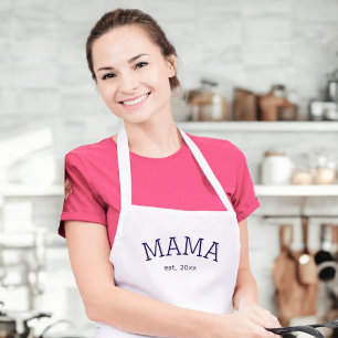 Mama Gevestigd 🍳 Gepersonaliseerde Moederdag Gift Standaard Schort