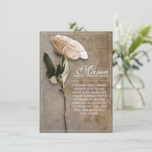 Mama - gewoon onvervangbaar -  (Staand voorkant)
