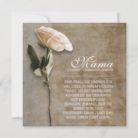 Mama - gewoon onvervangbaar -  (Voorkant)