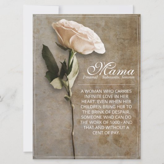 Mama - gewoon onvervangbaar -  (Voorkant)