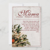 Mama - gewoon onvervangbaar - Boeket (Voorkant)