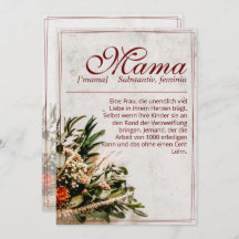 Mama - gewoon onvervangbaar - Boeket