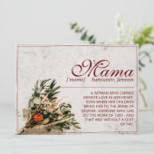 Mama - gewoon onvervangbaar - Boeket (Staand voorkant)