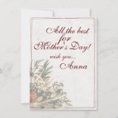 Mama - gewoon onvervangbaar - Boeket (Achterkant)