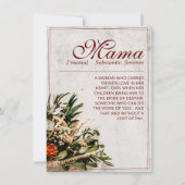 Mama - gewoon onvervangbaar - Boeket (Voorkant)