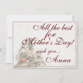 Mama - gewoon onvervangbaar - Boeket (Achterkant)