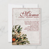 Mama - gewoon onvervangbaar - Boeket (Voorkant)