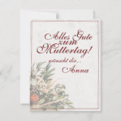 Mama - gewoon onvervangbaar - Boeket (Achterkant)