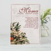 Mama - gewoon onvervangbaar - Boeket (Staand voorkant)