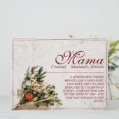 Mama - gewoon onvervangbaar - Boeket (Staand voorkant)