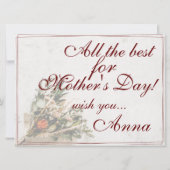 Mama - gewoon onvervangbaar - Boeket (Achterkant)