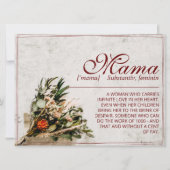 Mama - gewoon onvervangbaar - Boeket (Voorkant)