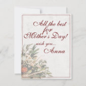 Mama - gewoon onvervangbaar - Boeket (Achterkant)