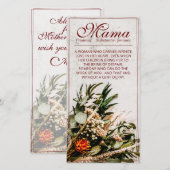 Mama - gewoon onvervangbaar - Bouquet (Voorkant / Achterkant)