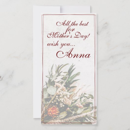 Mama - gewoon onvervangbaar - Bouquet (Achterkant)