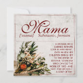 Mama - gewoon onvervangbaar - Bouquet (Voorkant)