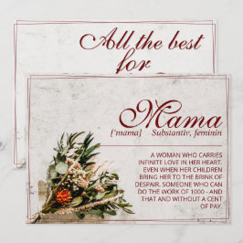 Mama - gewoon onvervangbaar - Bouquet