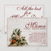 Mama - gewoon onvervangbaar - Bouquet (Voorkant / Achterkant)